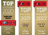 FOCUS TOP Lawyer Family Law 2020, 2021, 2022