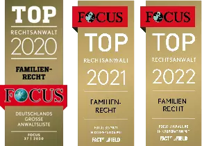 FOCUS TOP Rechtsanwalt Familienrecht 2020, 2021, 2022